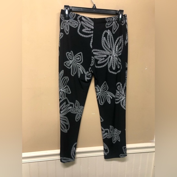 Clara Sun Woo Black White Pull On Pants Size S - Picture 2 of 5